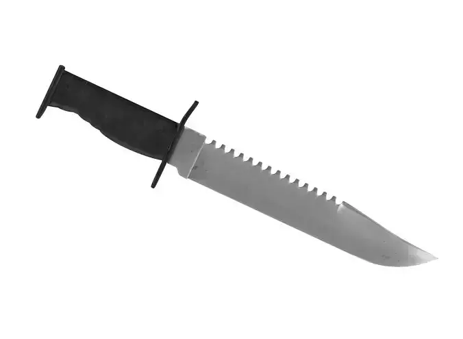 battle knife v5 3D model