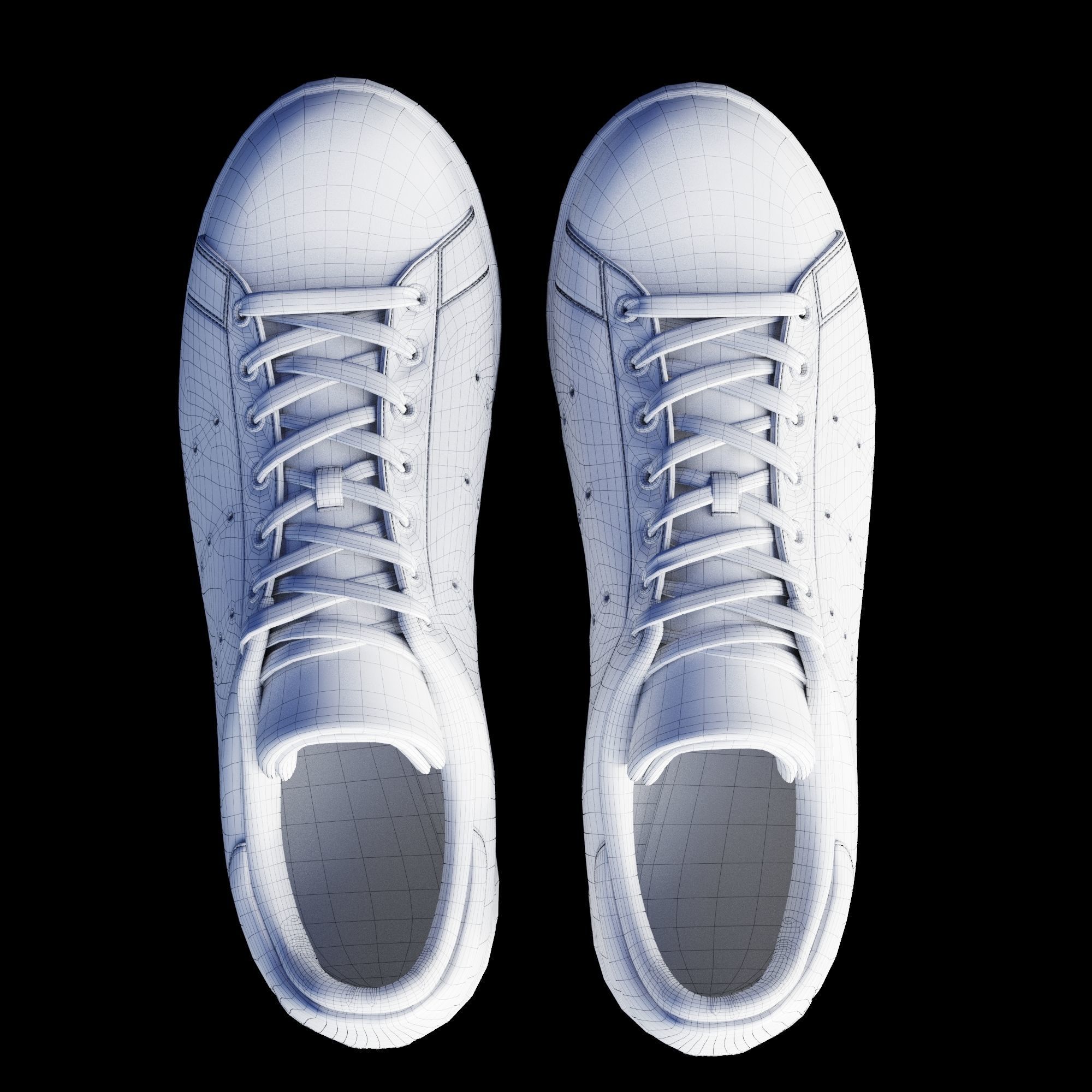 adidas stan smith green 3D model_13