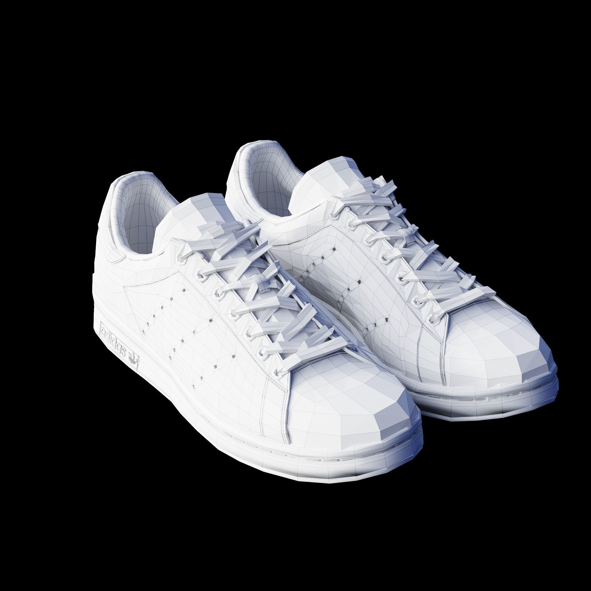 adidas stan smith green 3D model_6