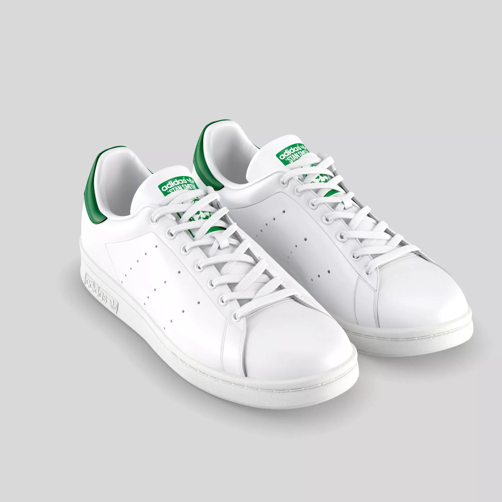 adidas stan smith green 3D model_0