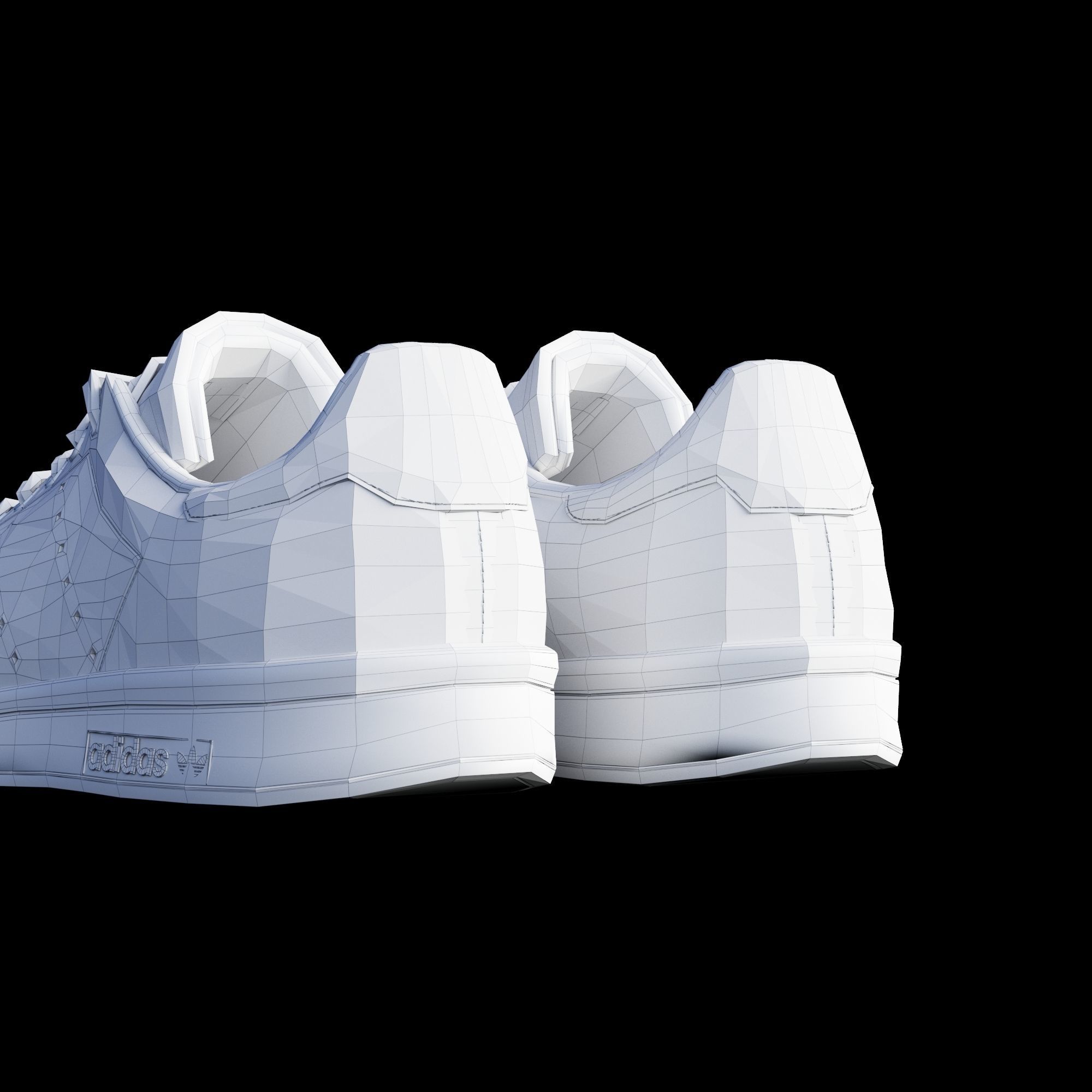 adidas stan smith green 3D model_10