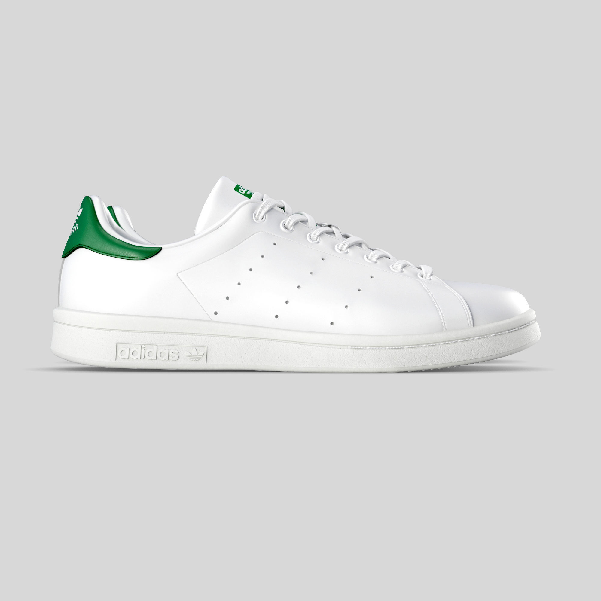 adidas stan smith green 3D model_1