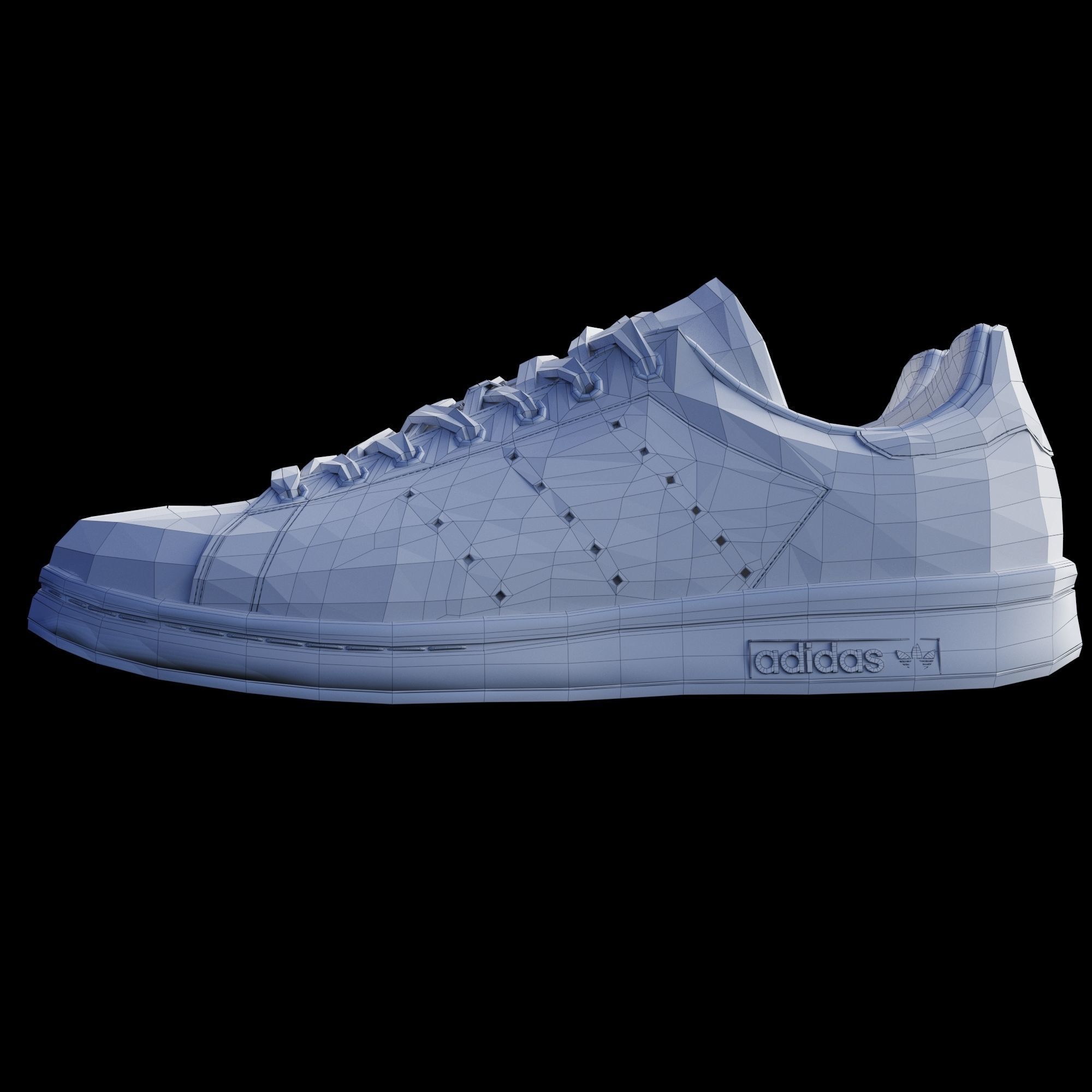 adidas stan smith green 3D model_8