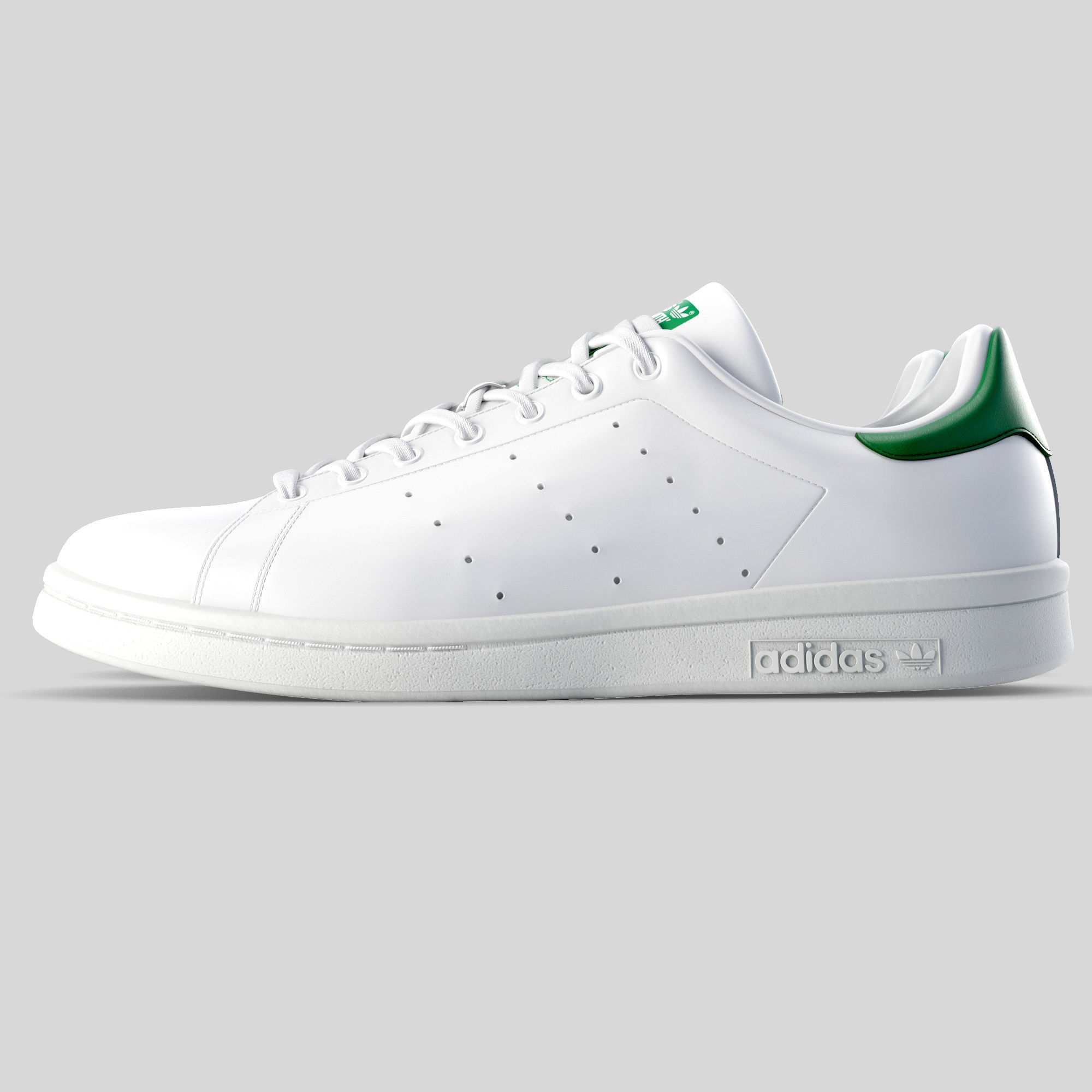 adidas stan smith green 3D model_2