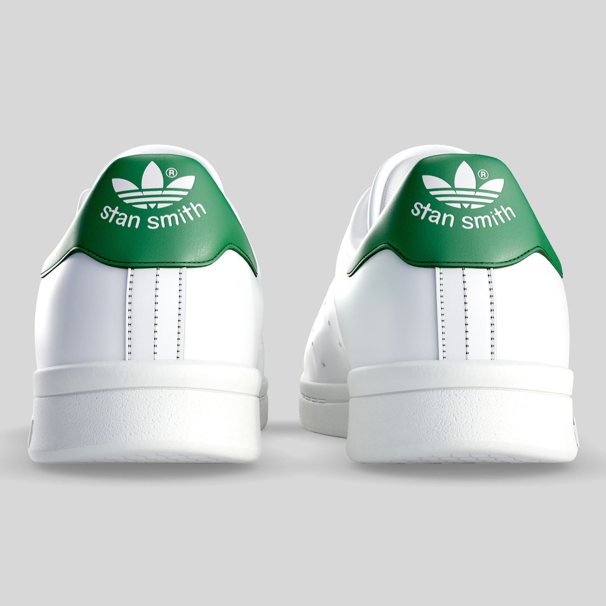 adidas stan smith green 3D model_3