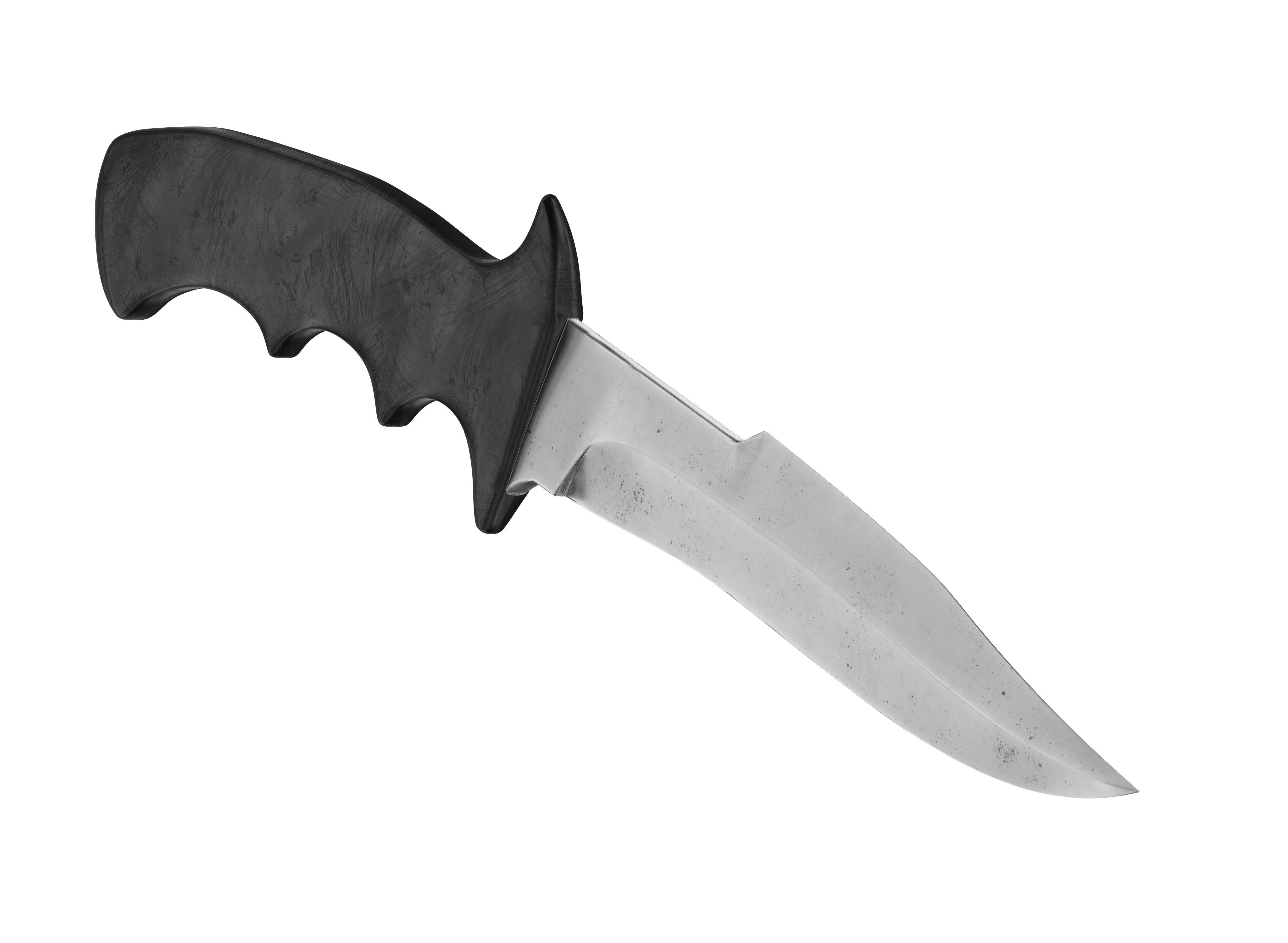 battle knife v6 3D model_3