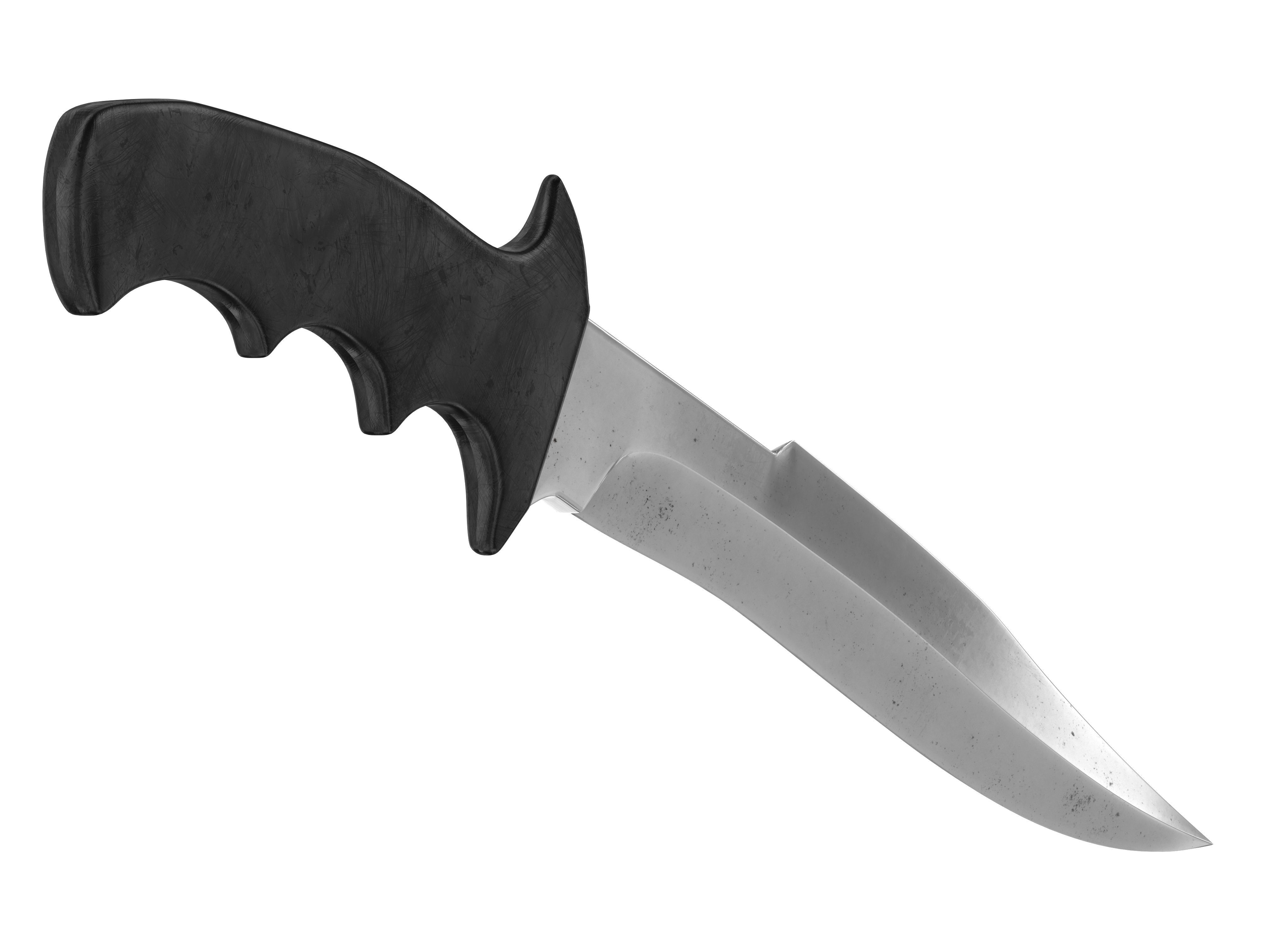 battle knife v6 3D model_4
