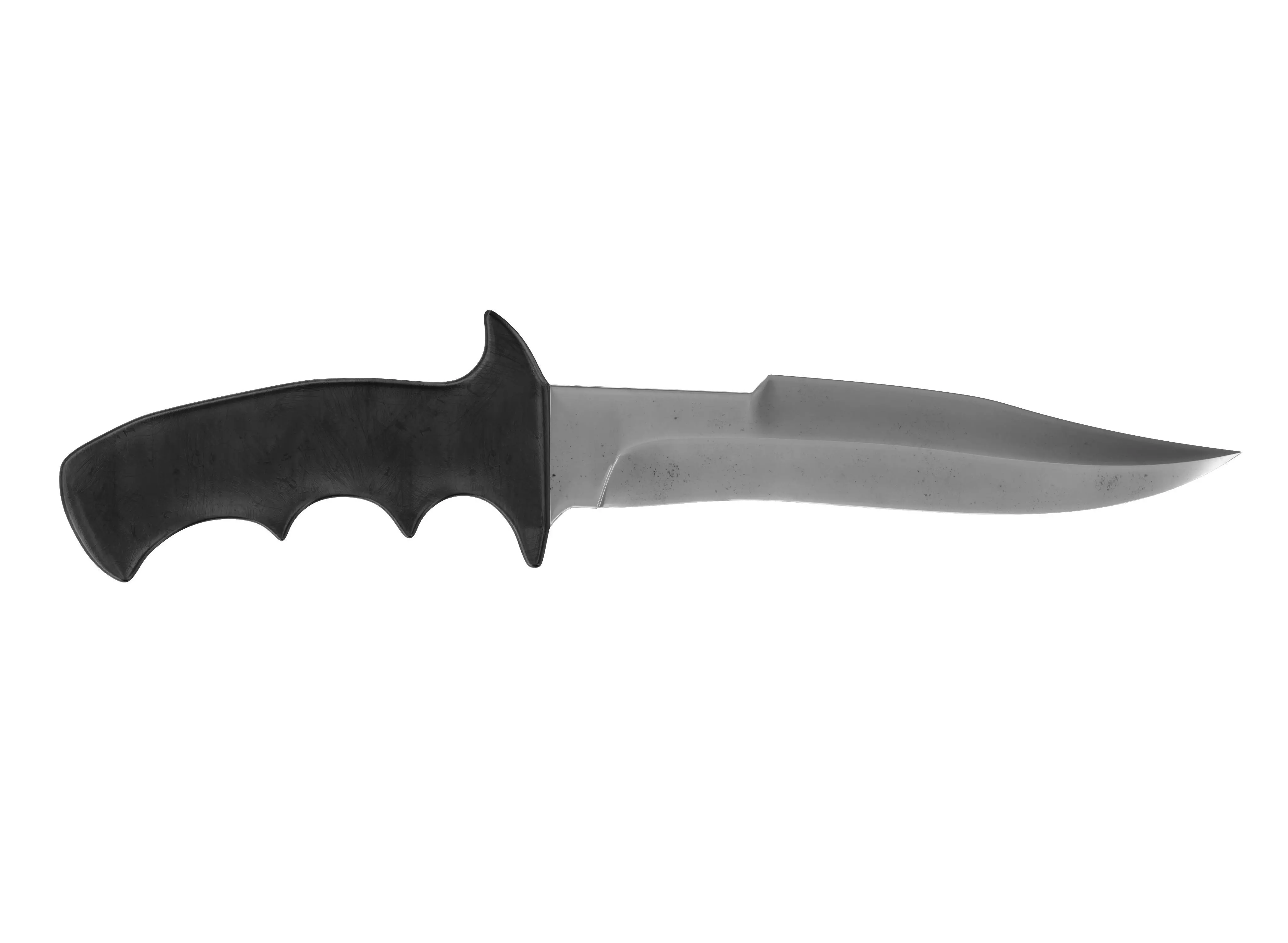 battle knife v6 3D model_0