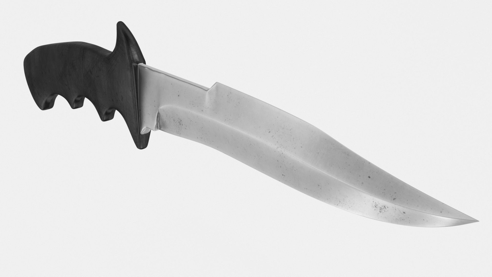 battle knife v6 3D model_9