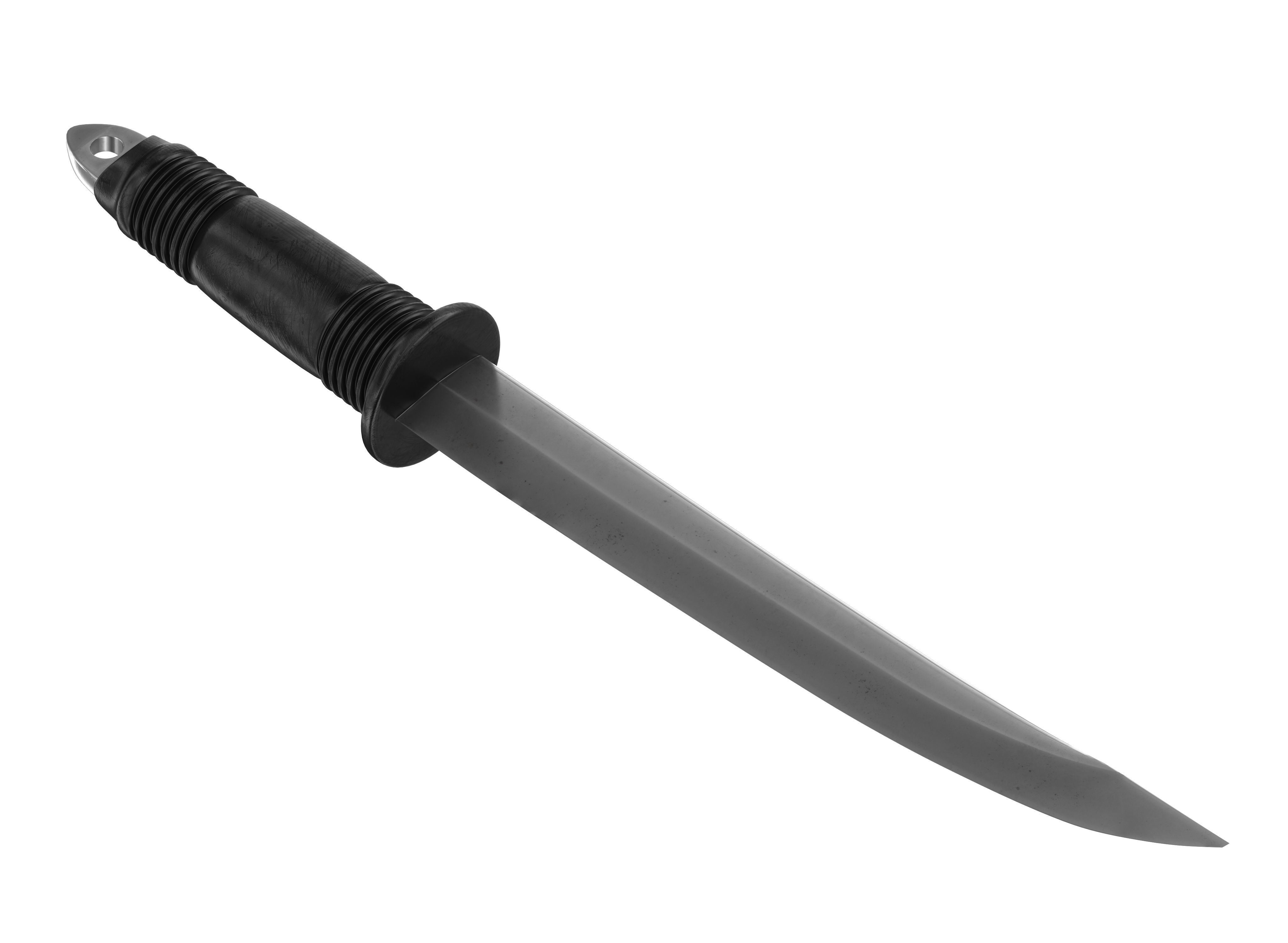 battle knife v8 3D model_1