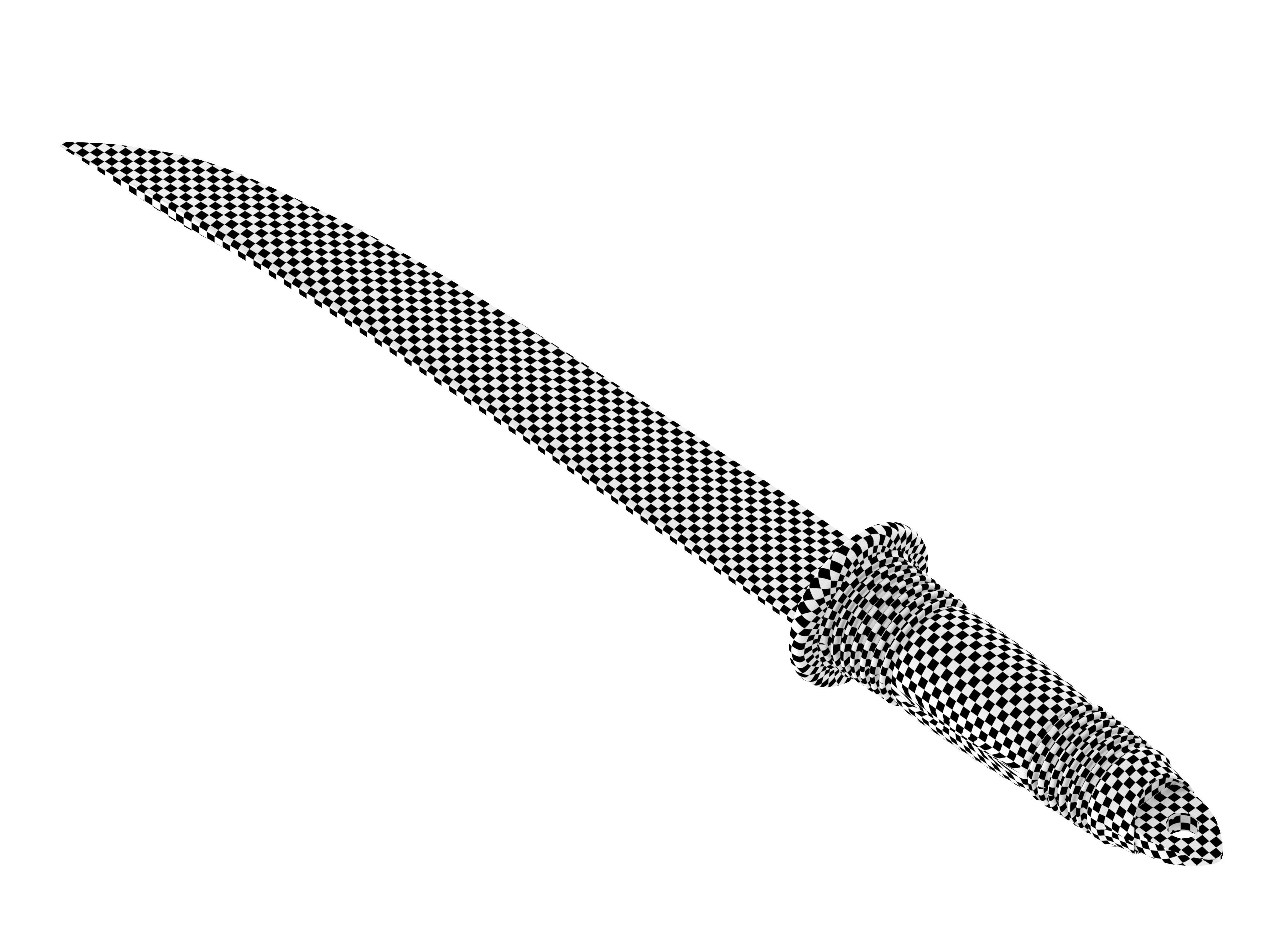 battle knife v8 3D model_6