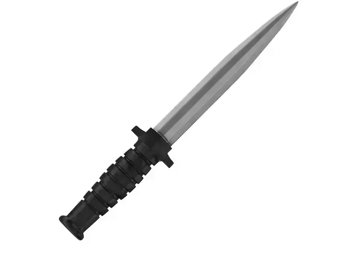 battle knife v9 3D model