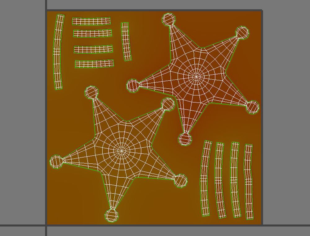 Sheriff Badge 3D model_22