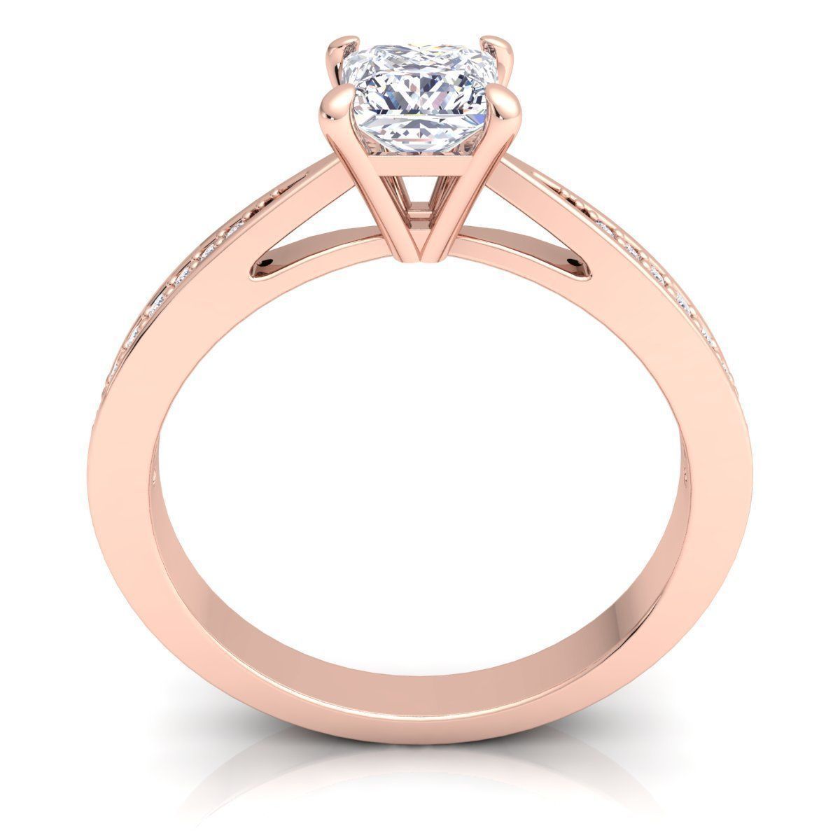 Woman Diamond Ring 3d Model print 3D print model_4