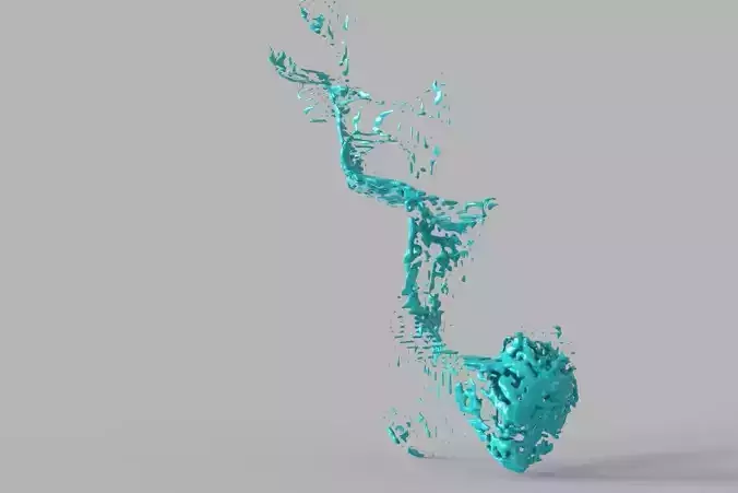 liquid spray 04 3D model