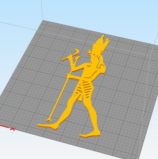 ANCIENT EGYPTIAN GODS WALL ART 3D print model_3