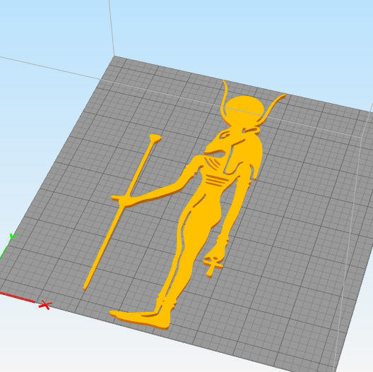 ANCIENT EGYPTIAN GODS WALL ART 3D print model_4