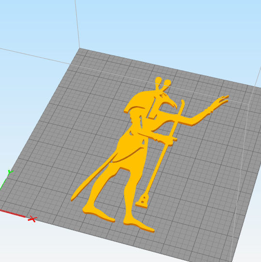 ANCIENT EGYPTIAN GODS WALL ART 3D print model_2