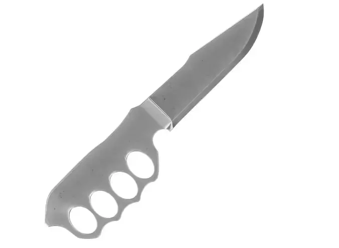 battle knife v11 3D model
