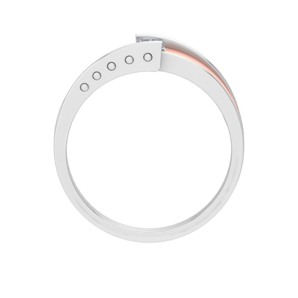 Couple Band Ring 3dm stl render detail 3D print model_4