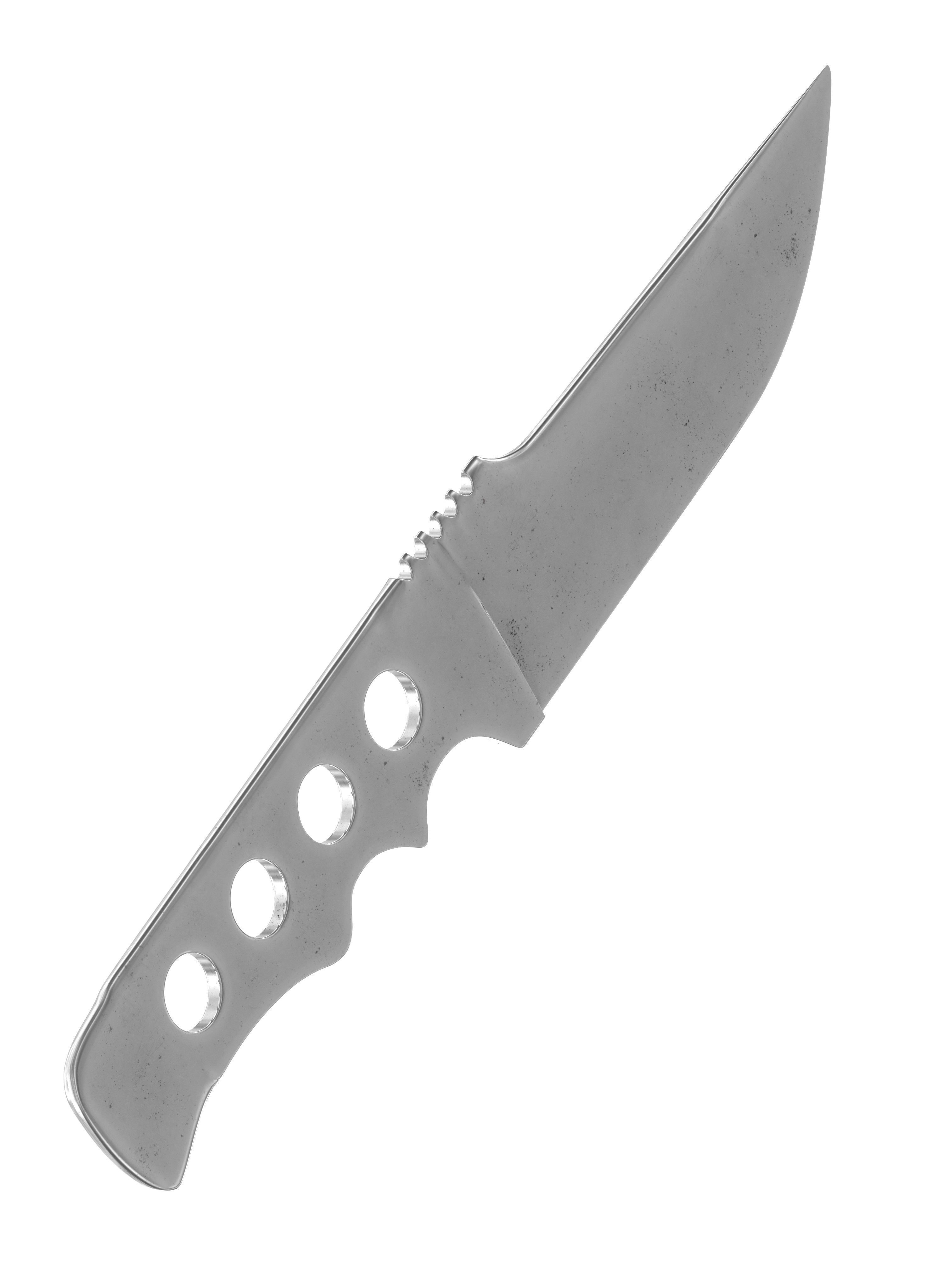 battle knife v12 3D model_2