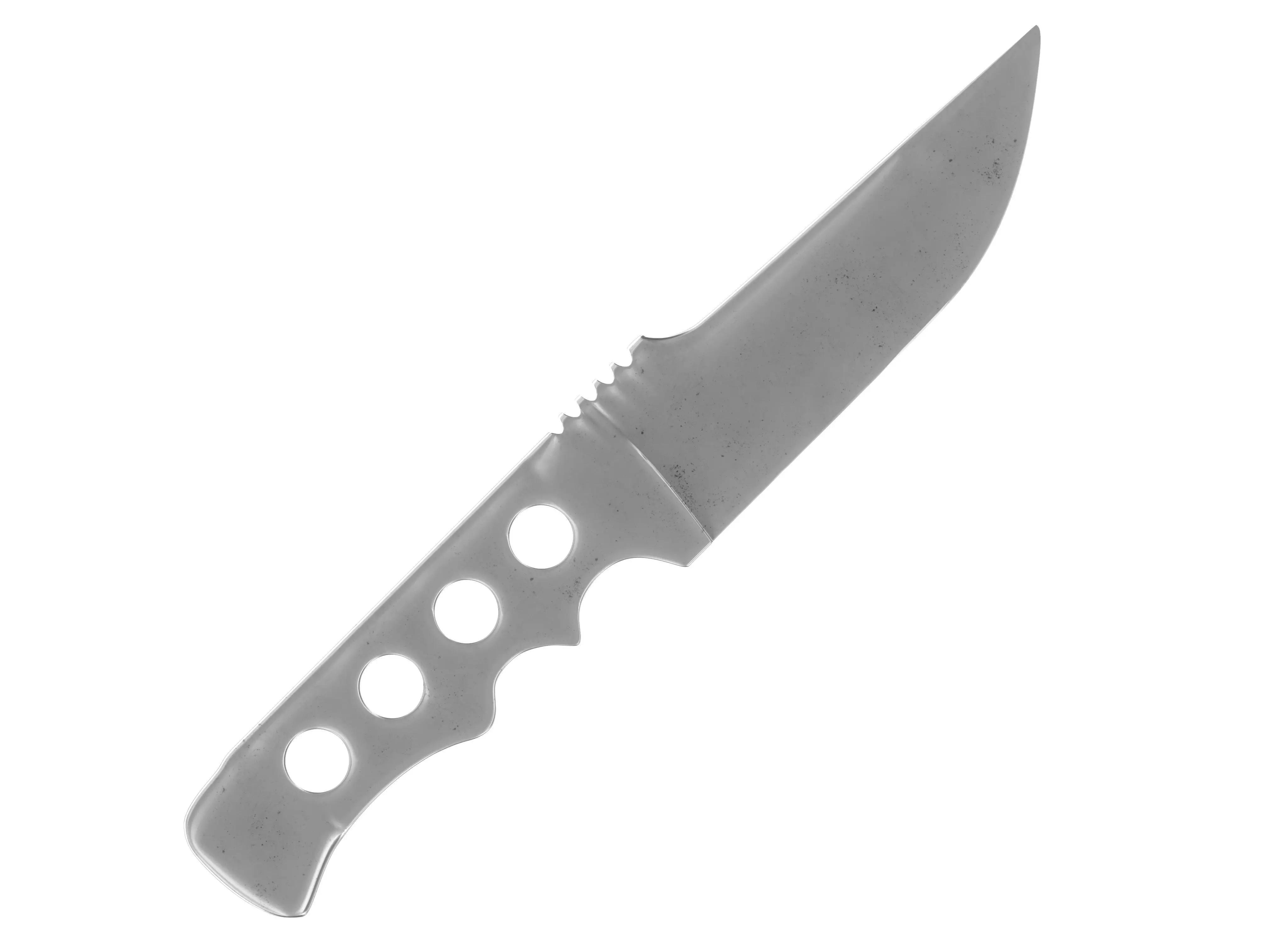 battle knife v12 3D model_0