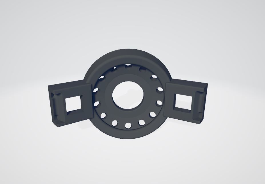 Cluster Halo Ring 3D print model_11