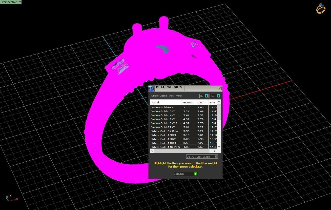 Cluster Halo Ring 3D print model_5