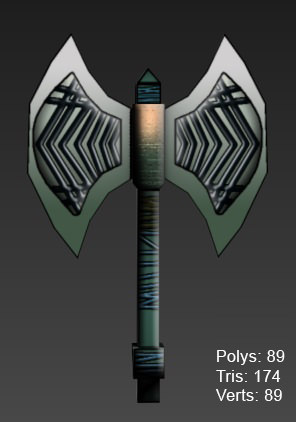 Game-ready Medieval Swords 3D Collection Low-poly 3D model_3