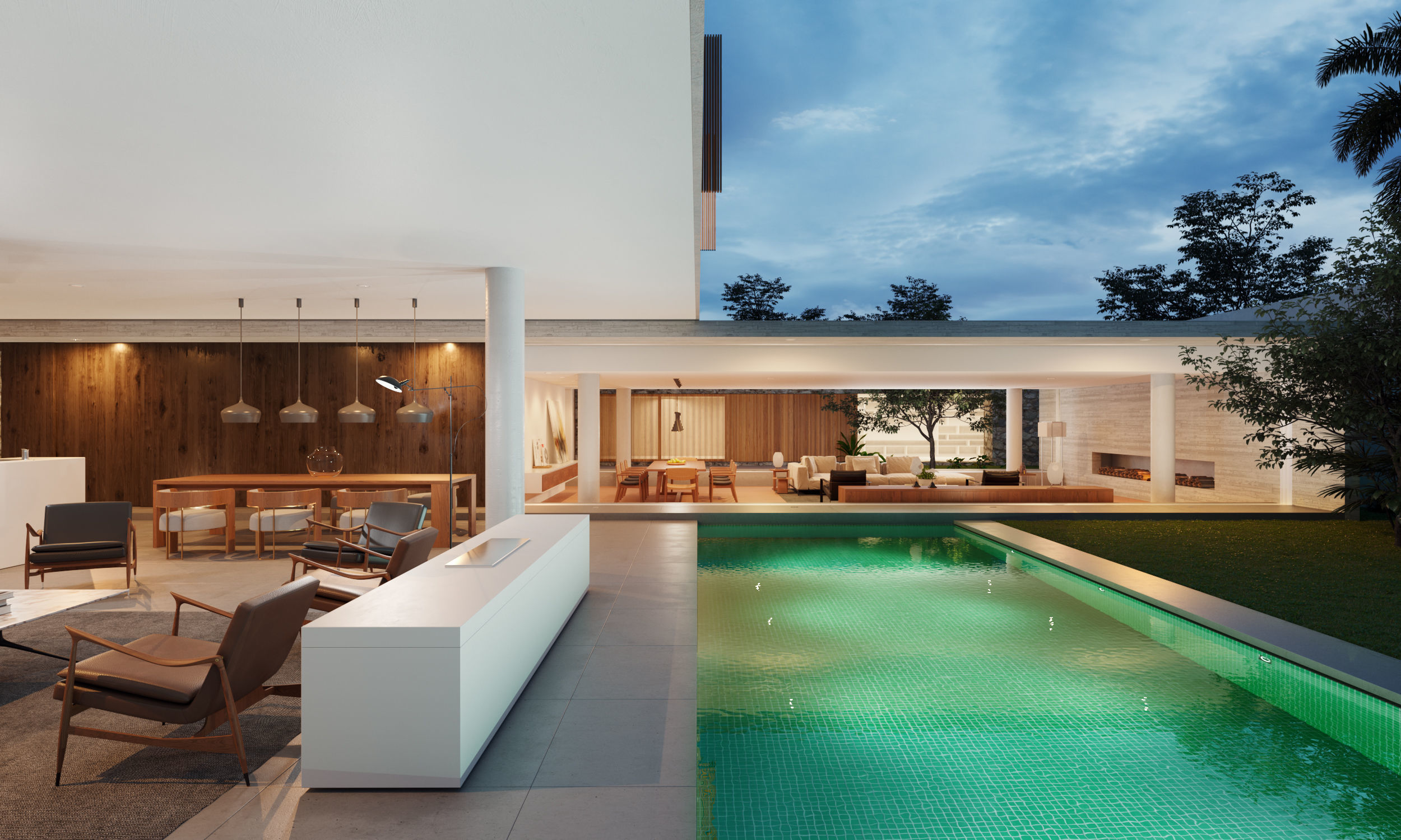 House 6 -mk27 - Exterior-Marcio Kogan 3D model_5