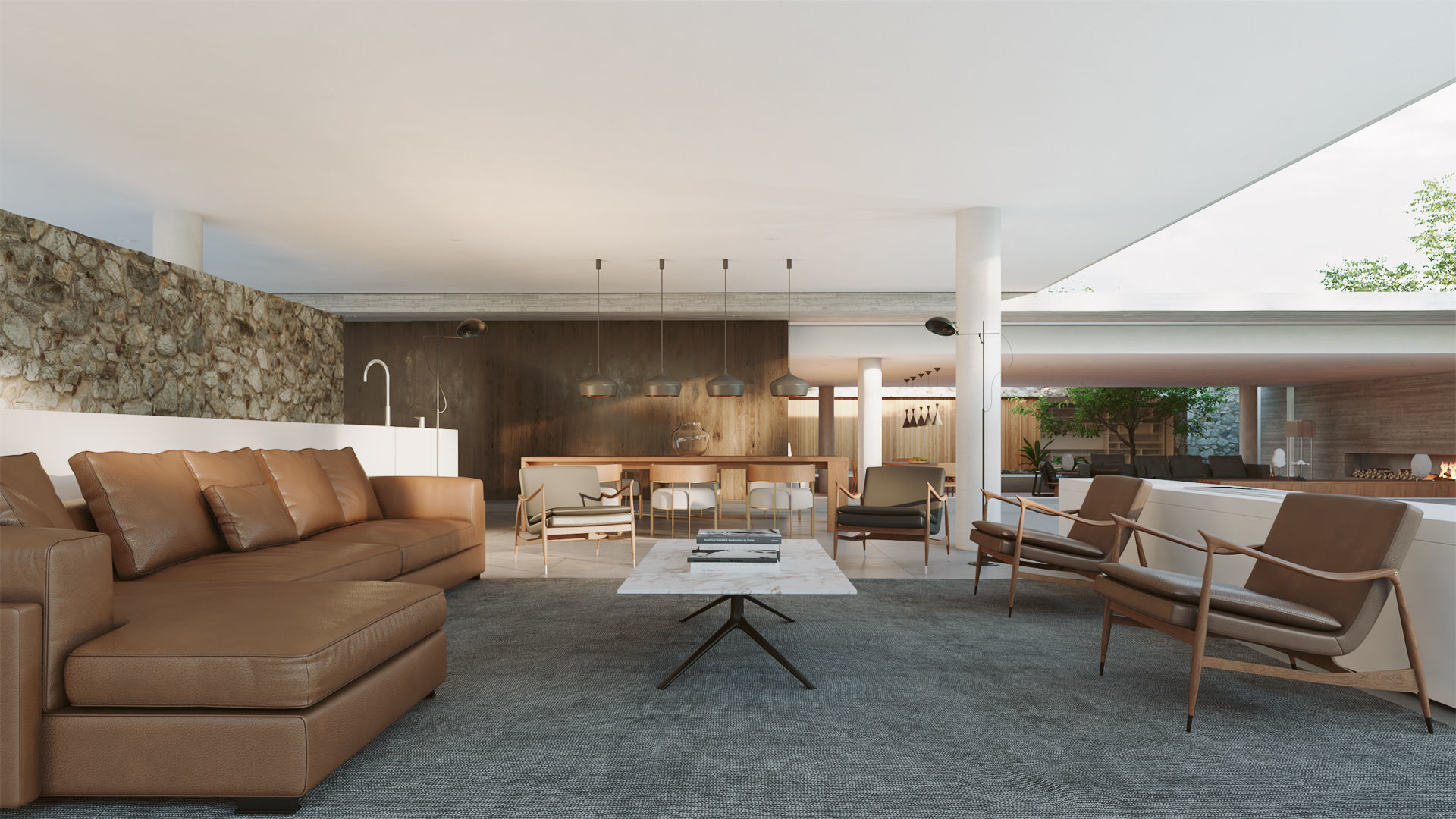 House 6 -mk27 - Exterior-Marcio Kogan 3D model_7