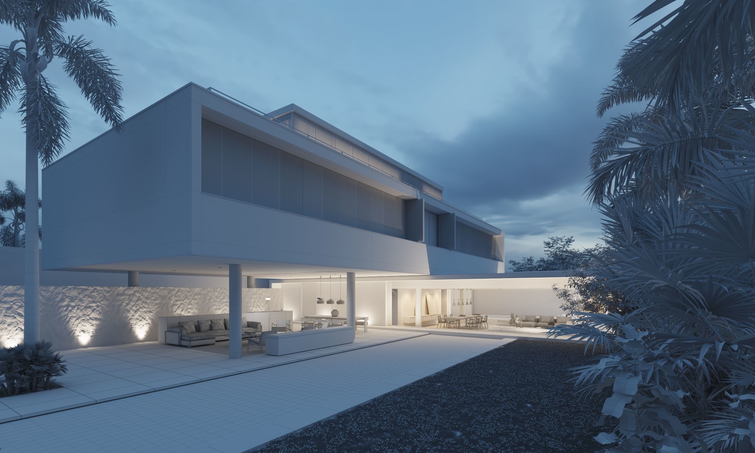 House 6 -mk27 - Exterior-Marcio Kogan 3D model_10