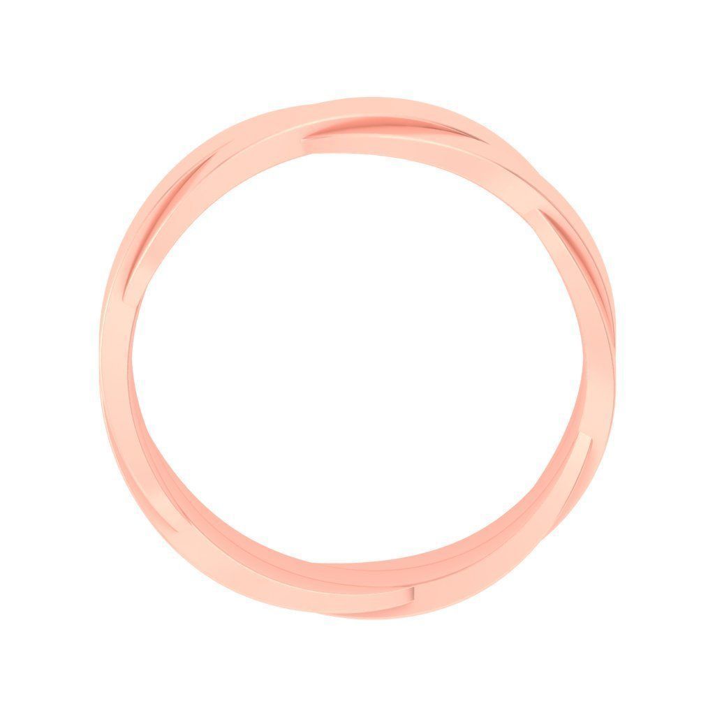 Couple Band Ring 3dm stl render detail 3D print model_6