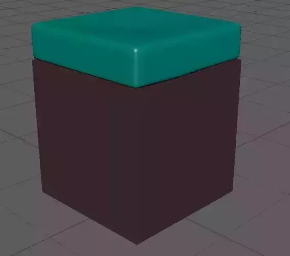 Ottoman3d low poly cube