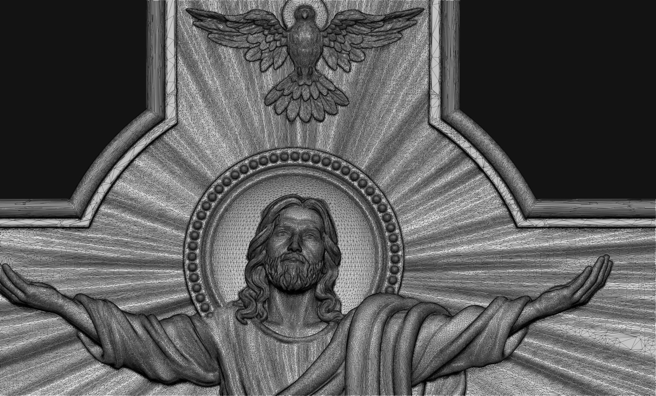 Jesus Ascension 3D Model Collection_8