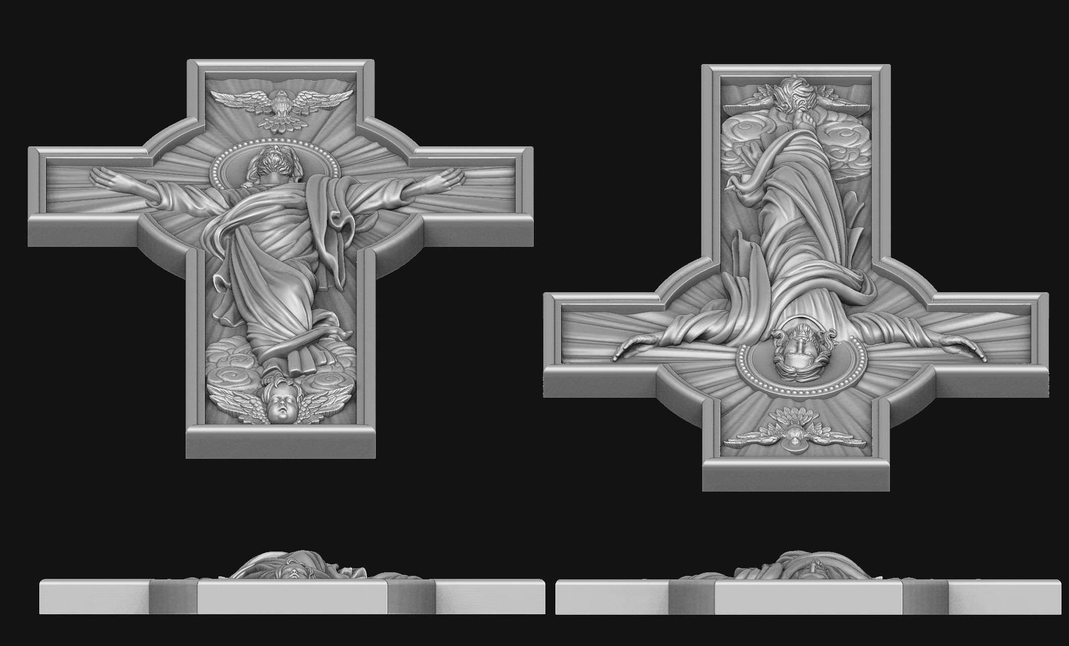 Jesus Ascension 3D Model Collection_4