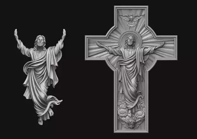 Jesus Ascension  3D Model Collection