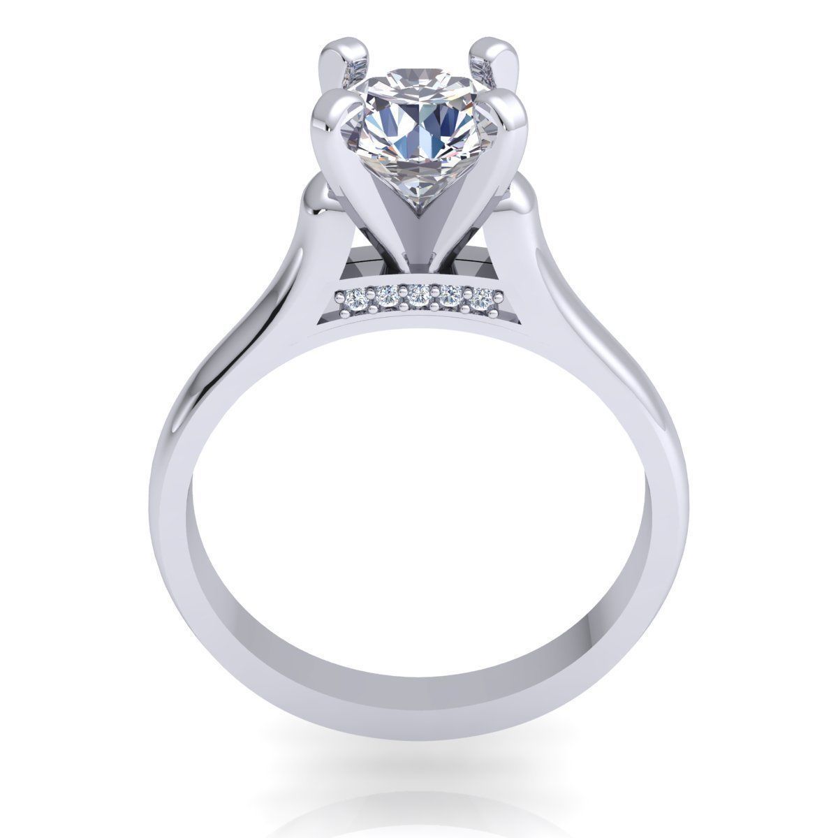 Diamond Ring 3D print model_5