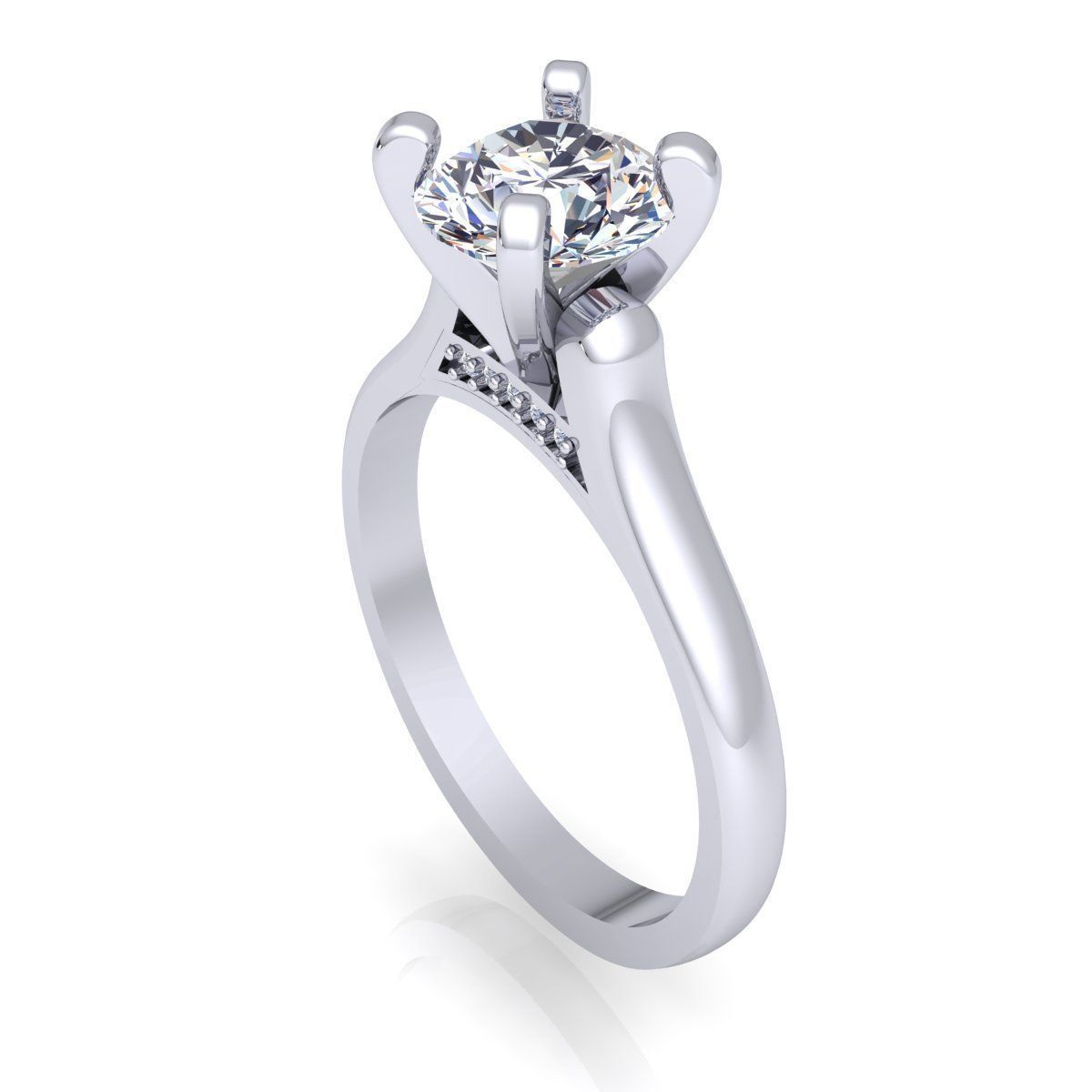 Diamond Ring 3D print model_8