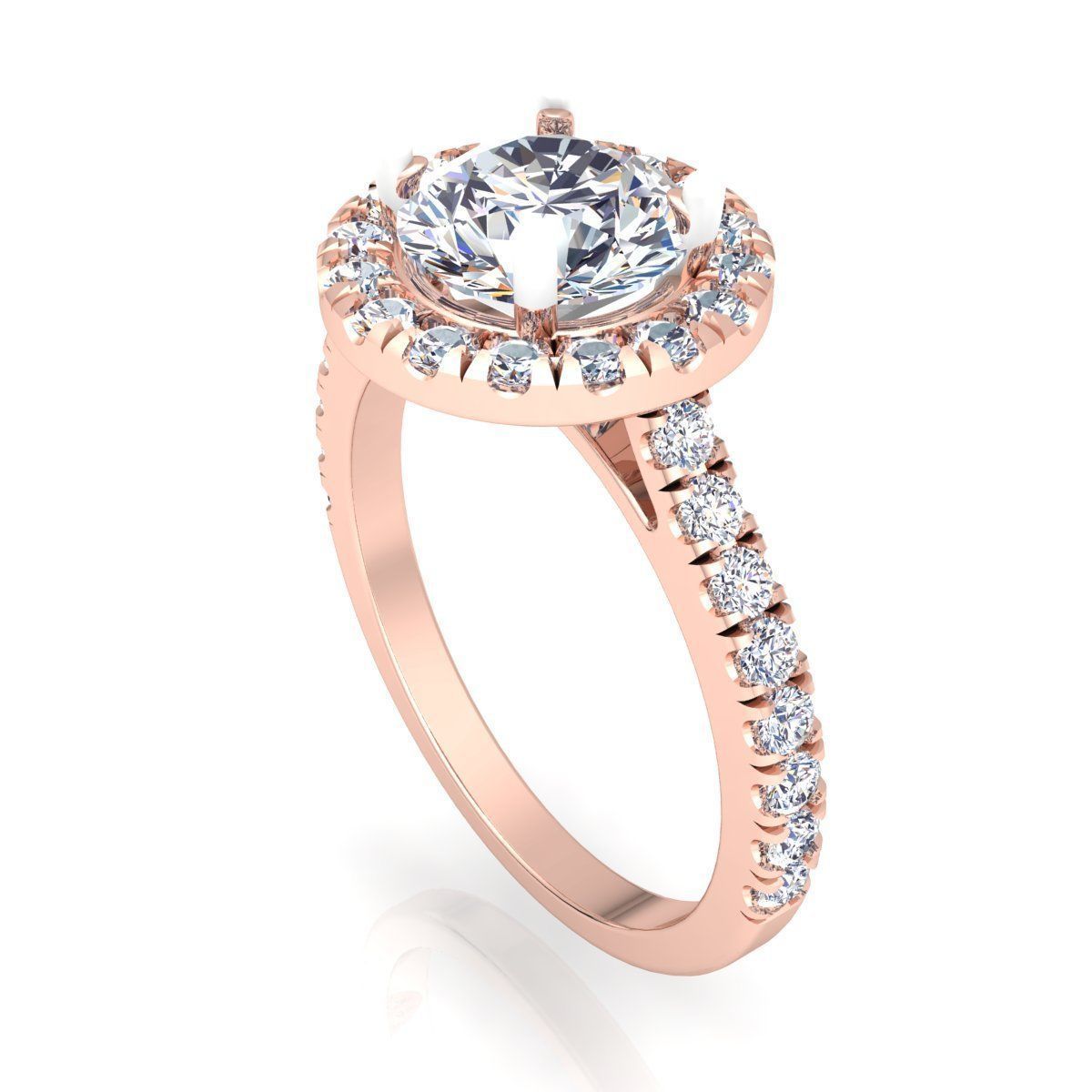 Diamond Ring 3D print model_7