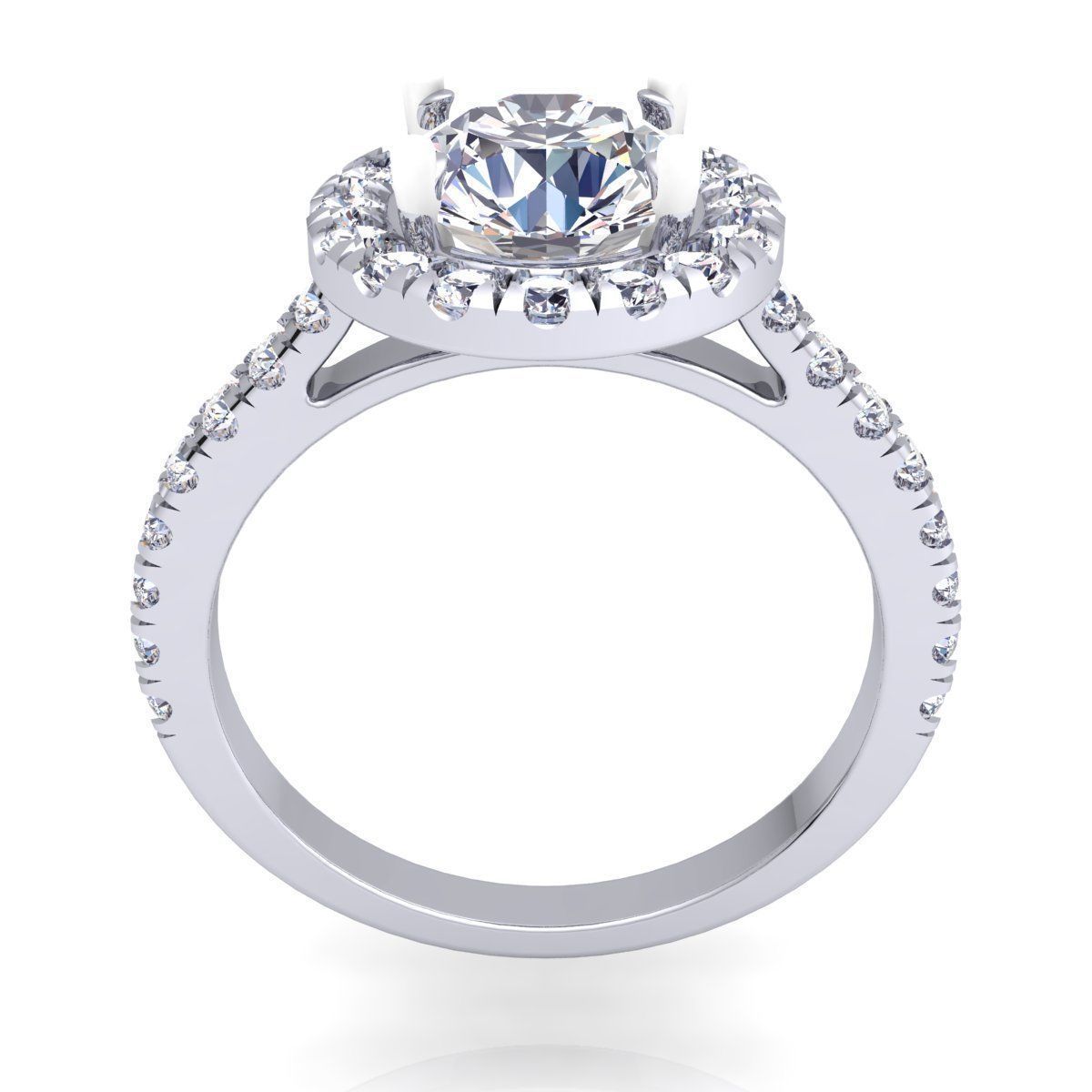 Diamond Ring 3D print model_5