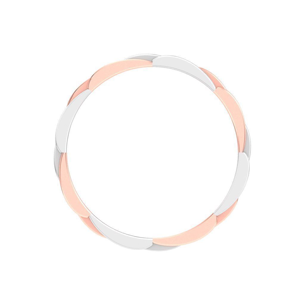 Couple Band Ring 3dm stl render detail 3D print model_5