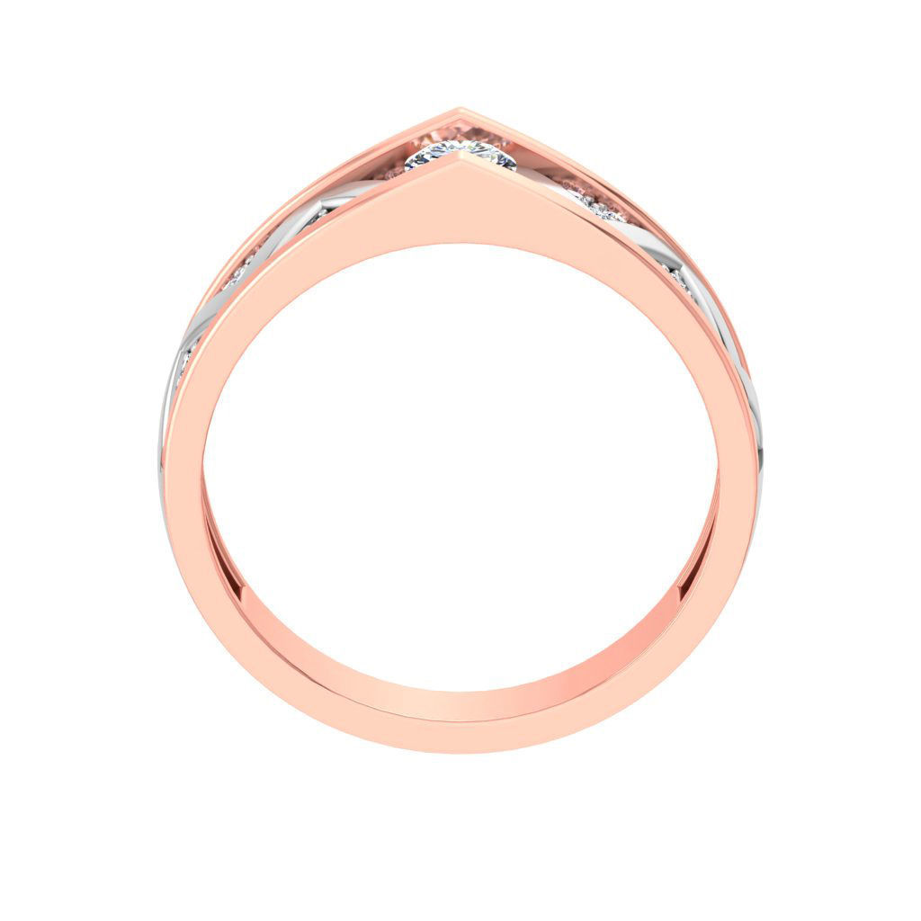 Couple Band Ring 3dm stl render detail 3D print model_5