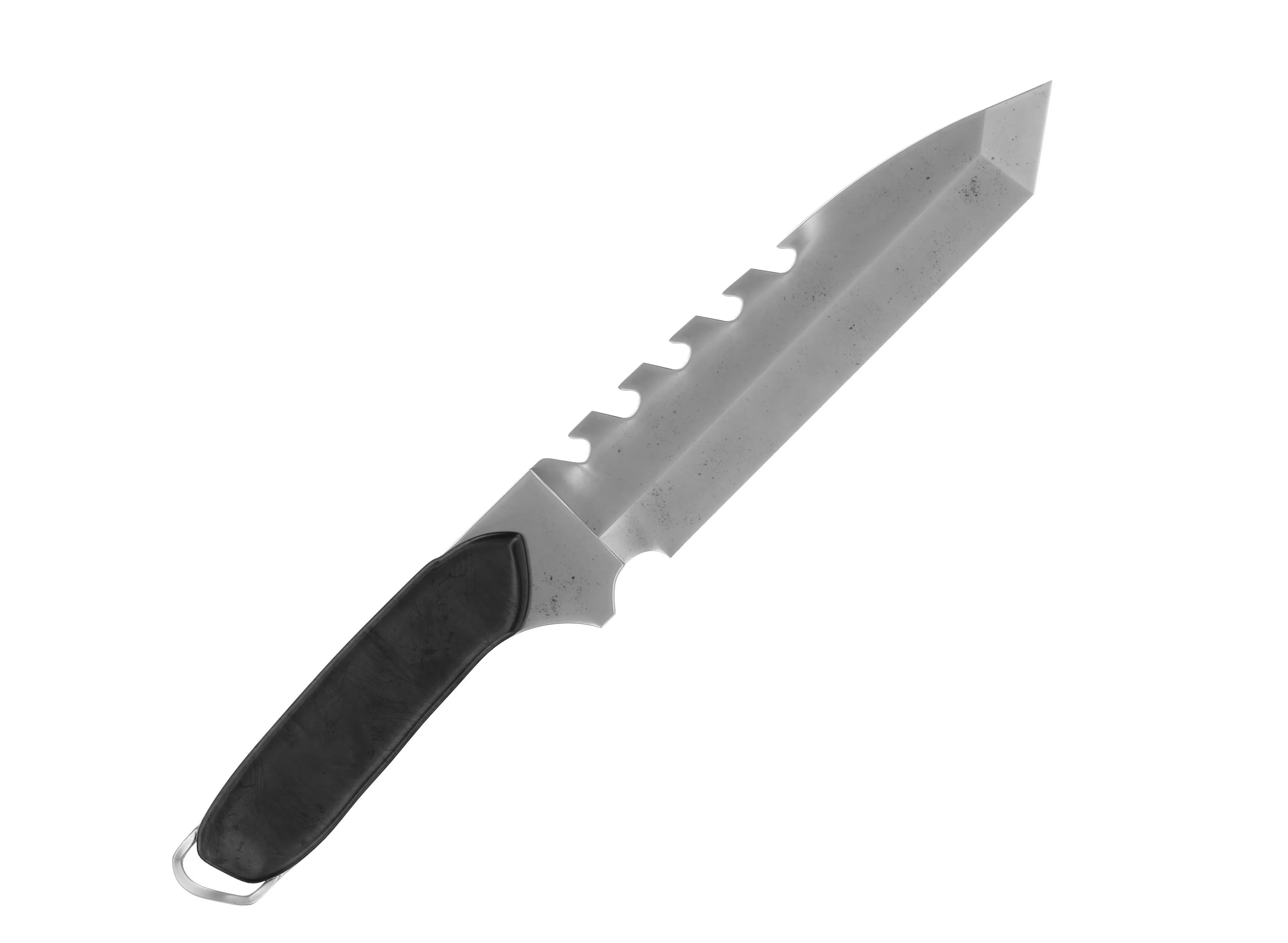 battle knife v15 3D model_0