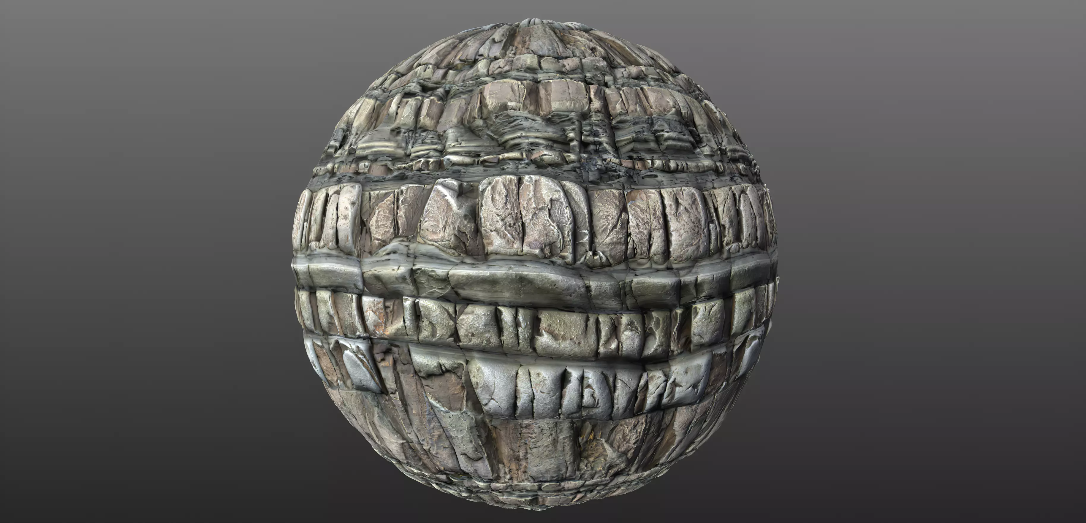 Blocky Cliff Rock 001 PBR Material Texture Texture