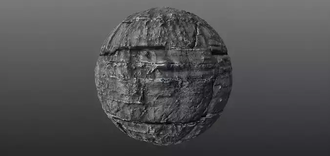 Blocky Cliff Rock 002 PBR Material Texture