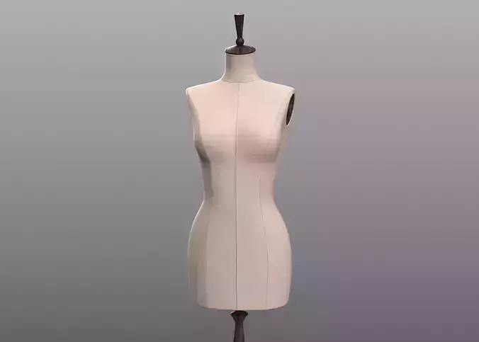  Vintage Mannequin 3D model