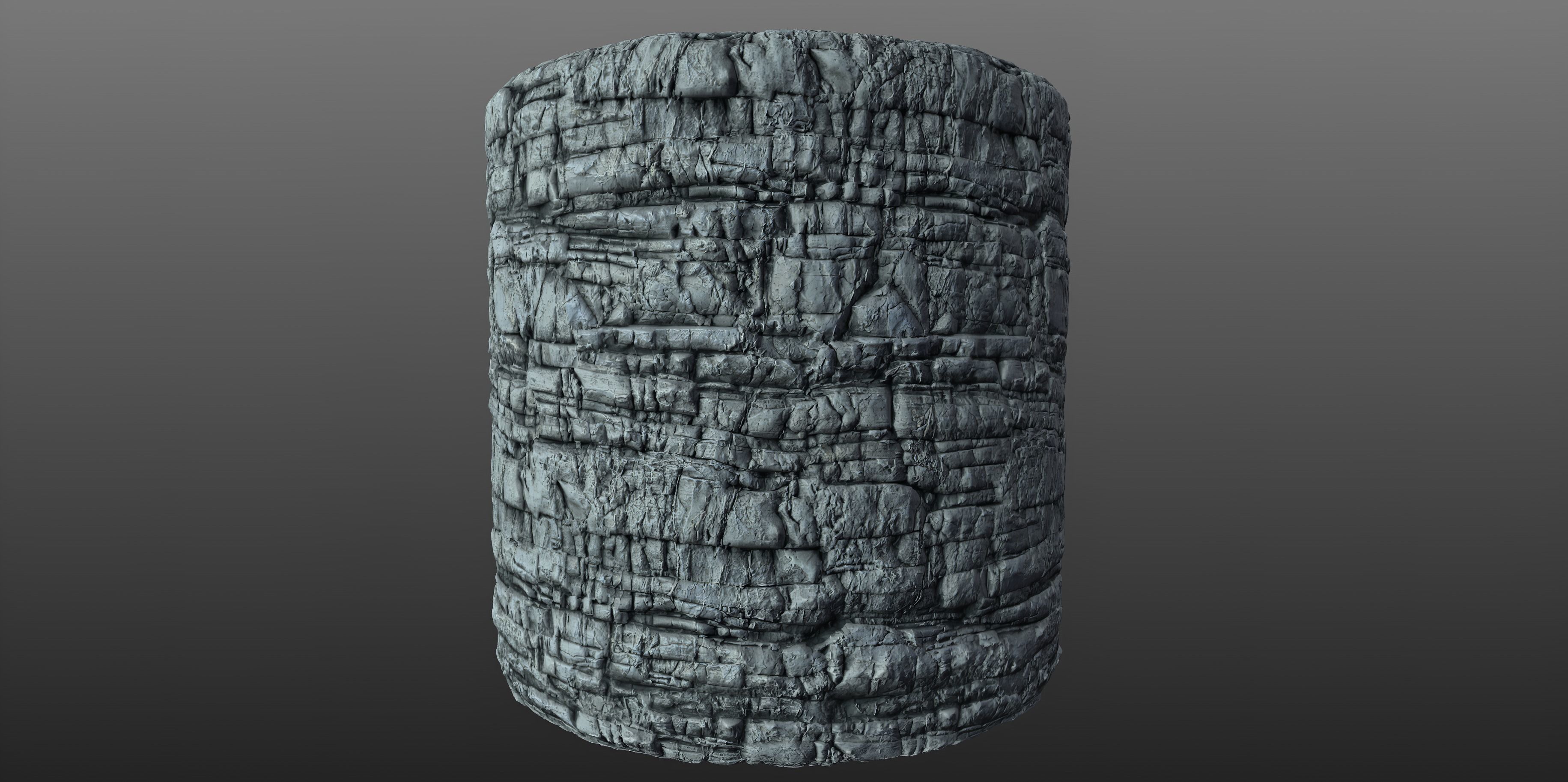 Blocky Cliff Rock 003 PBR Material Texture Texture_1