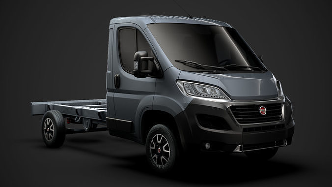Fiat Ducato Chassis Truck Single Cab 3450WB 2020 3D model