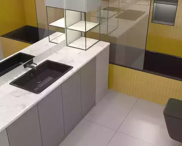 VRAY READY BATHROOM SCENE 